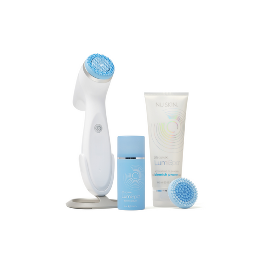 ageLOC LumiSpa iO volledige routine voor de onzuivere huid